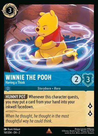 Carta Winnie the Pooh - Having a Think