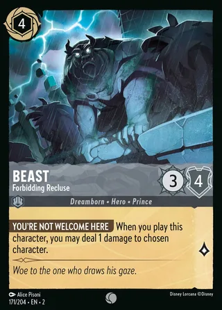 Carta Beast - Forbidding Recluse