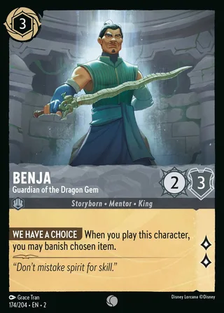 Carta Benja - Guardian of the Dragon Gem