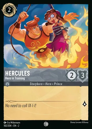 Carta Hercules - Hero in Training