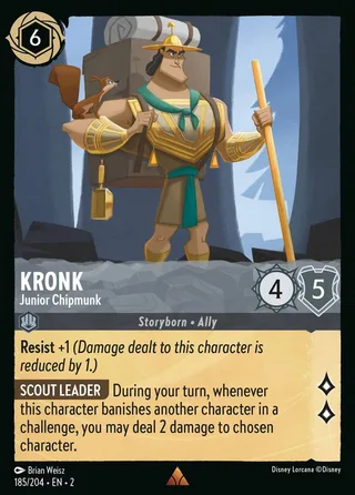 Carta Kronk - Junior Chipmunk