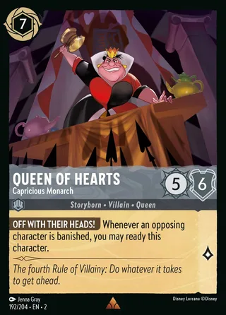 Carta Queen of Hearts - Capricious Monarch