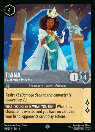Carta Tiana - Celebrating Princess