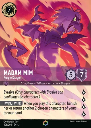 Carta Madam Mim - Purple Dragon