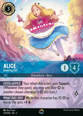 Carta Alice - Growing Girl